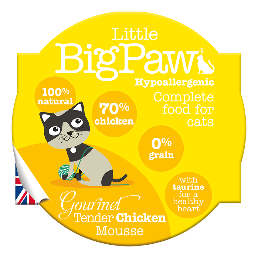 Little Big Paw Gourmet Chicken Mousse 85gms - For Cats