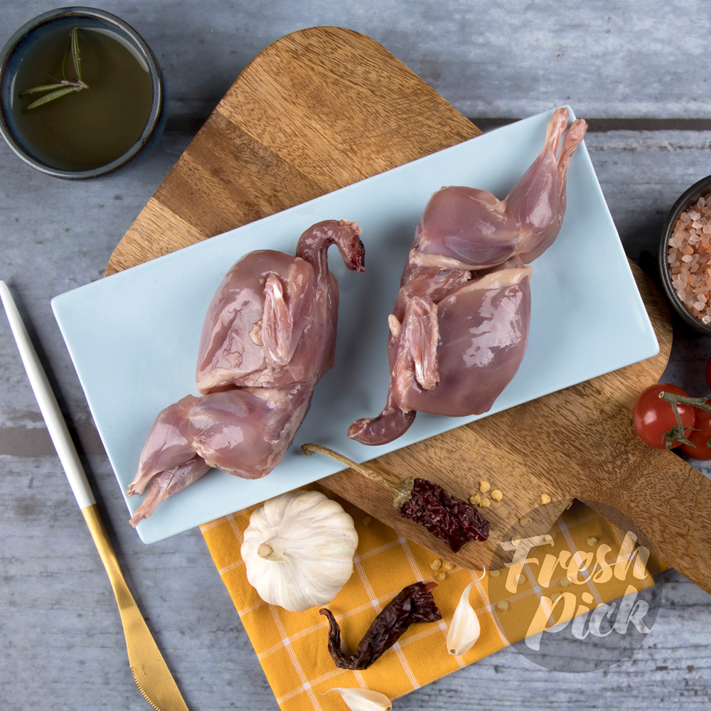 Local Quail Meat 80-120gms (2pc pack)