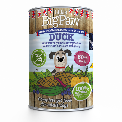 Little Big Paw Duck & Veggies 390Gms Pack - For Adult Dog